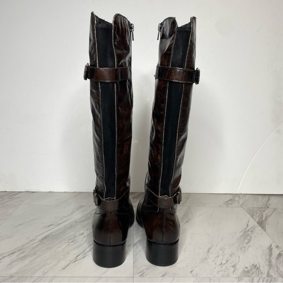 Born Gibb Knee High Brown Leather Boot 8 1/2 M - Picture 3 of 16